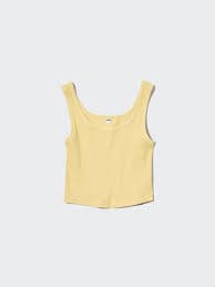 Women's Ribbed Cropped Tank Top | UNIQLO US