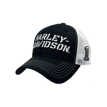 Harley-Davidson Men's Dark Grit H-D Snapback Trucker Hat