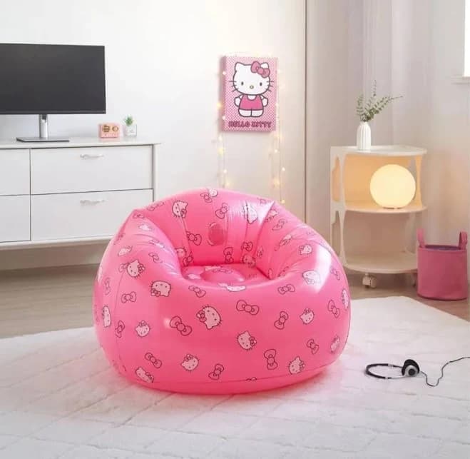 Hello Kitty Portable Inflatable Gaming Chair