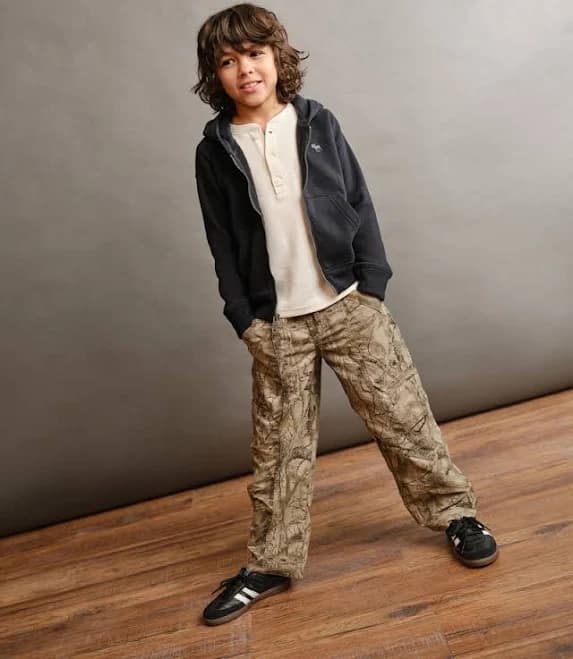 Abercrombie Kids Boys Essential Icon Full-Zip Hoodie