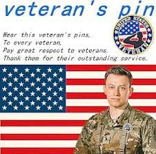 Amazon.com: 12/25/50/100 pieces Veterans Day pin round enamel America Veterans' Day lapel pins USA Military Memorial Day Veteran Brooch pin Decoration United States badge US patriotic Souvenir gift bulk (12) : Clothing,