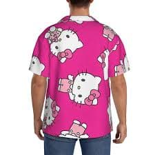 Saiise Sanrio Cd Mens Front Pocket Hawaiian Shirts Casual Floral Shirts Short Sleeve Button Down Beach Tropical Shirts - Walmart.com