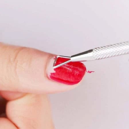 Shein Double-Ended Stainless Steel Cuticle Pusher