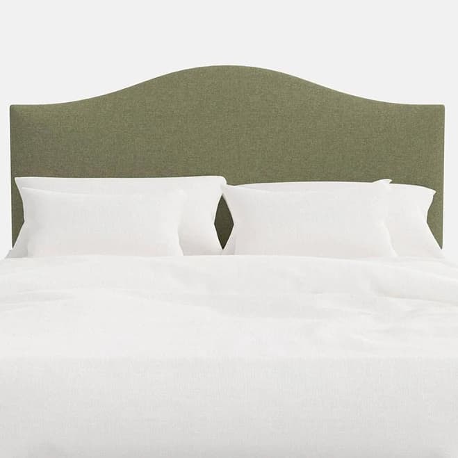 The Company Store Saddle Textured Linen Headboard
