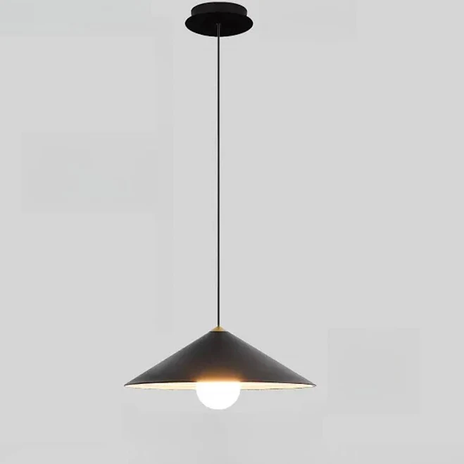 Modern Iron Cone Conical Pendant Light