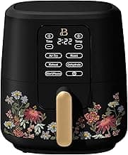 Beautiful Drew Barrymore 6-Quart Digital Air Fryer, TurboCrisp Technology, 4 Presets, 170°F-400°F, Non-Stick, Dishwasher Safe, 1750 Watt. (WILDFLOWER)