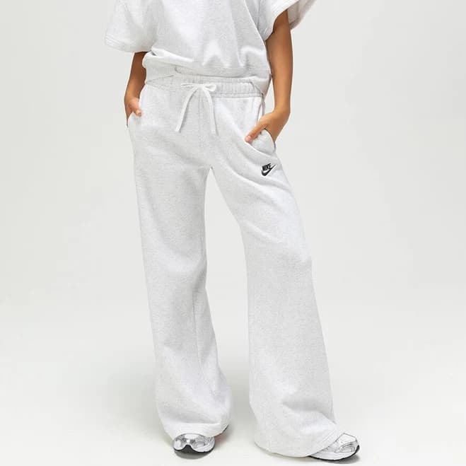 Nike Women's Club Fleece Mid-rise Wide-leg Pants