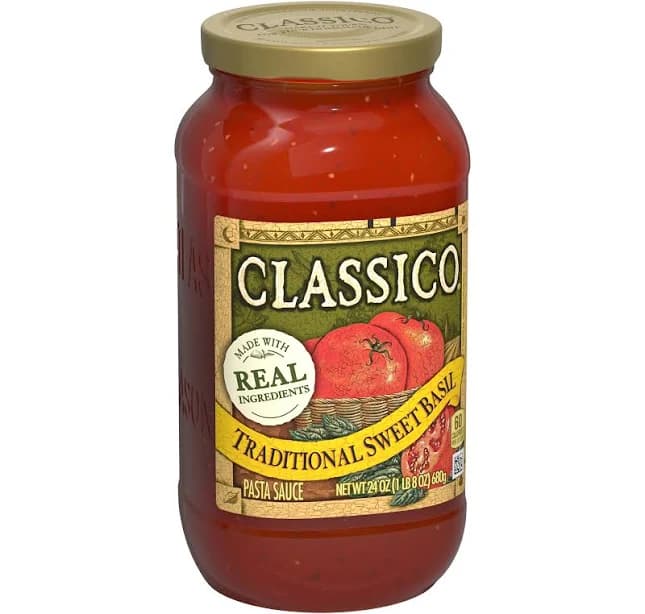 Classico Traditional Sweet Basil Pasta Sauce