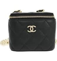 Chanel Classic Pearl Vanity Case with Chain