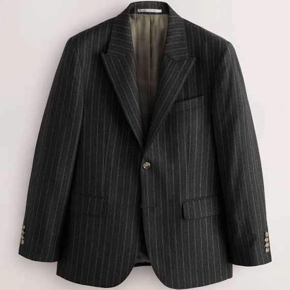 Empire Mills Men's Tailored Fit Wool Suit Jacket