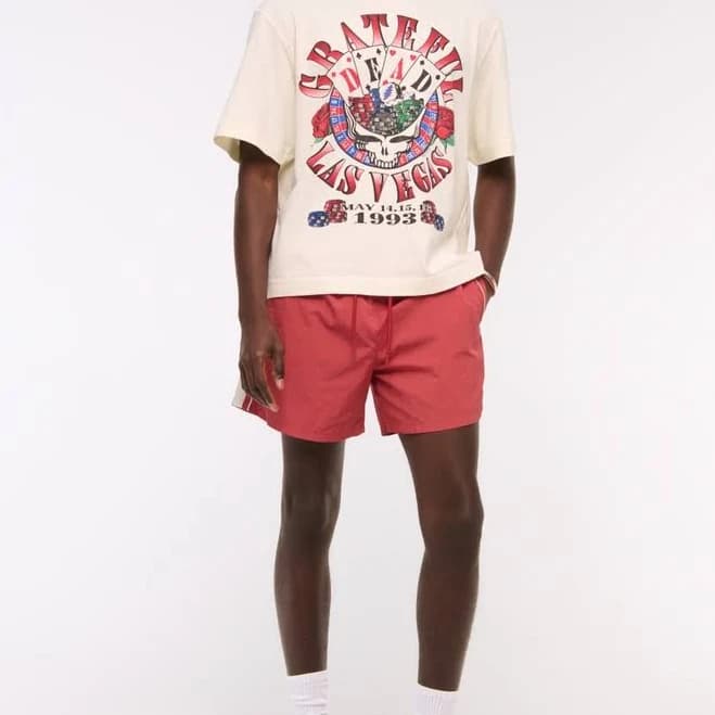 Abercrombie & Fitch Men's Nylon Pull-On Shorts