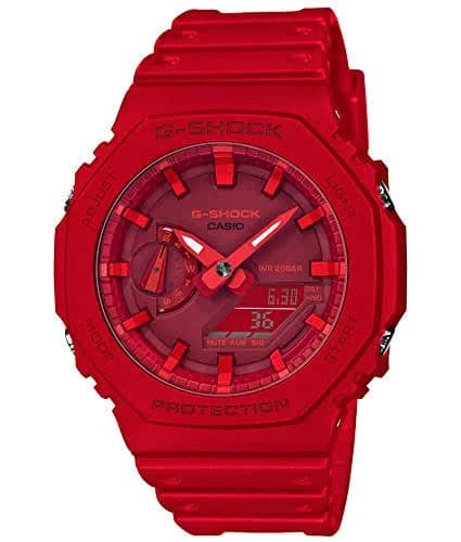 CASIO G-SHOCK GA-2100 Special Color Limited Analog Digital Red