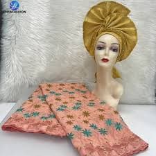 Shop Our Top Sale Gele Headtie Cotton Lace - Elegant & Sustainable