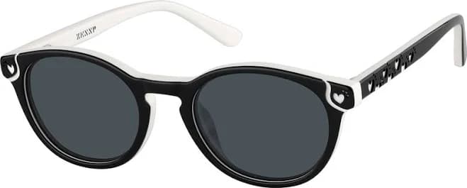 Zenni Kids Round Plastic Sunglasses