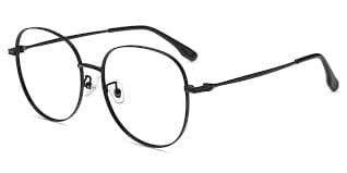 Women's Round Glasses M23481 in Black | Firmoo AU