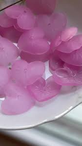 Pink Heart Cabochons, 10pcs, 12x15, Vintage, Heart Beads - Etsy