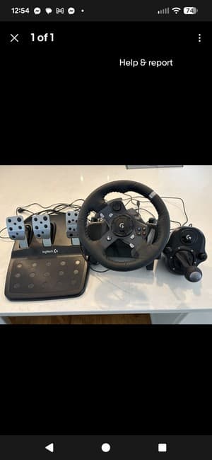 Logitech G920 Racing Wheel, Pedals and Shifter Bundle for Xbox X|S One & PC MAC
