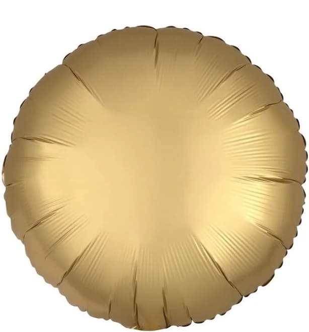 Dashmart Gold Satin Round Balloon