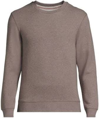 Lands' End Men's Long Sleeve Serious Sweats Crew Sweatshirt