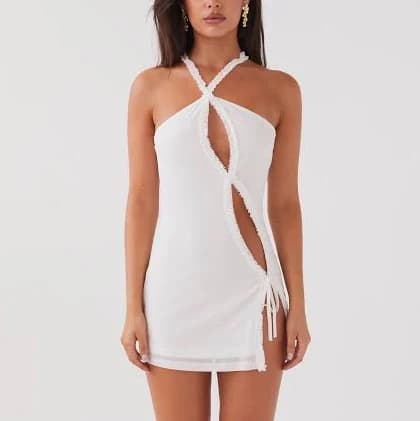 Midnight Rhapsody Ruffle Mini Dress