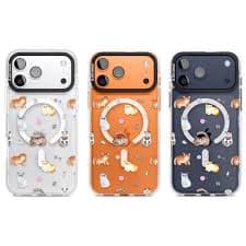 Playful Cats Cat Wallpaper iPhone Case | Blanc Space
