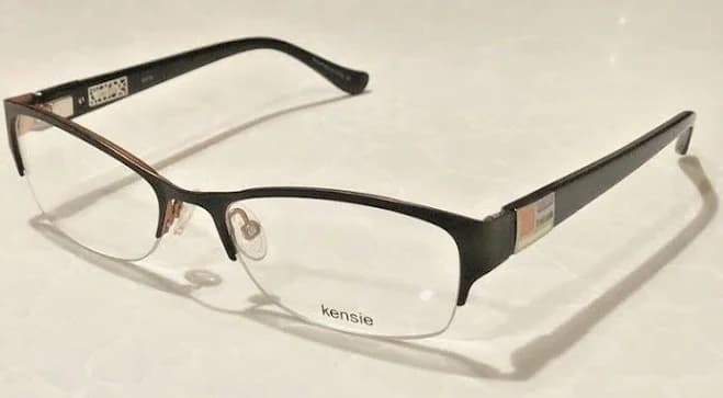 Kensie Party Black/multi-color Bk 51-17-130 Spring Arms Eyeglasses