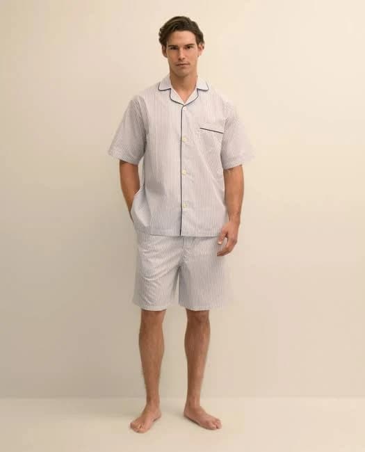 Brooks Brothers Men's Cotton Broadcloth Stripe Pajamas