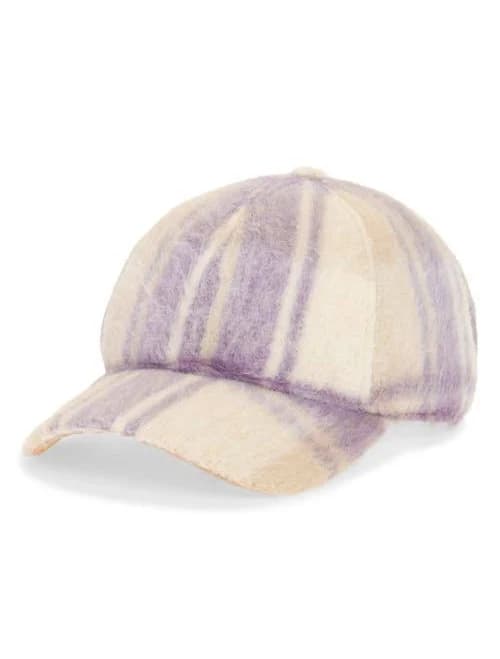 Treasure & Bond Brushed Plaid Baseball Cap
