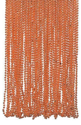 48 Pieces Metallic Bead Necklaces