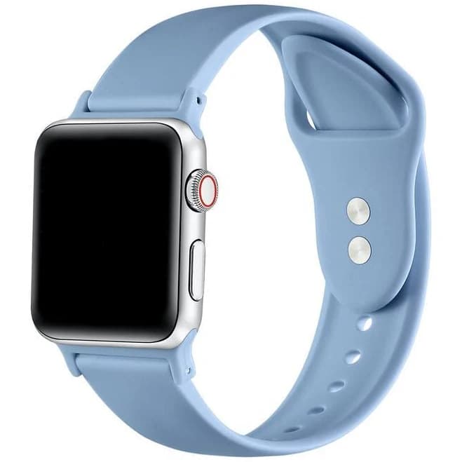 Posh Tech - Silicone Band for Apple Watch - Ice Blue