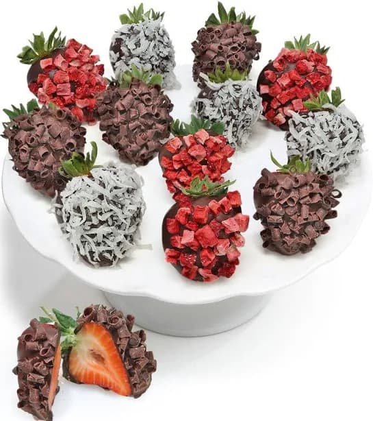 Elegant Belgian Chocolate Covered Strawberries - Regular