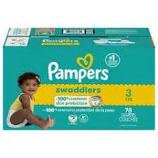 Pampers Size 3 Diapers (16-28 lbs (7-13 kg)) Super Pack, 78 diapers