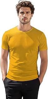 Mens Casual Slim Fit Short Sleeve T-Shirts Soft Lightweight V-Neck/Crew-Neck Size XS to 3XL