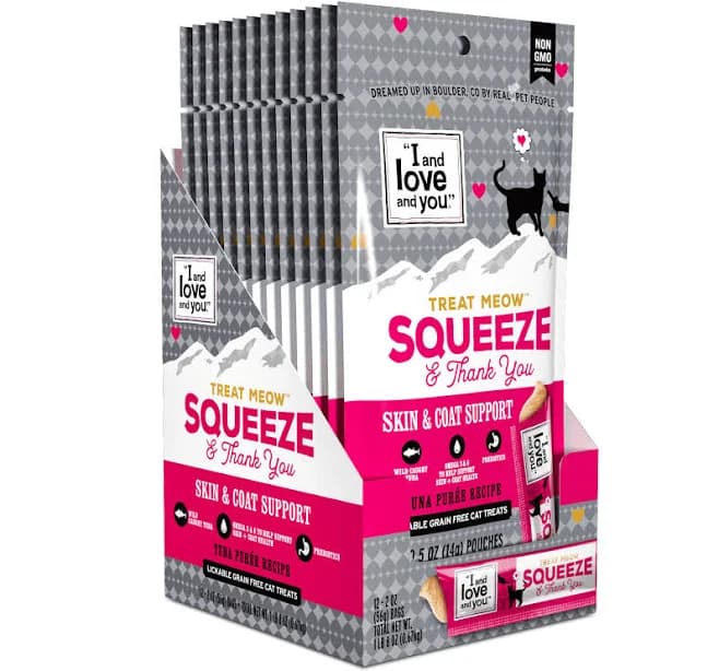 I and Love and You Treat Meow Lickable Cat Treats
