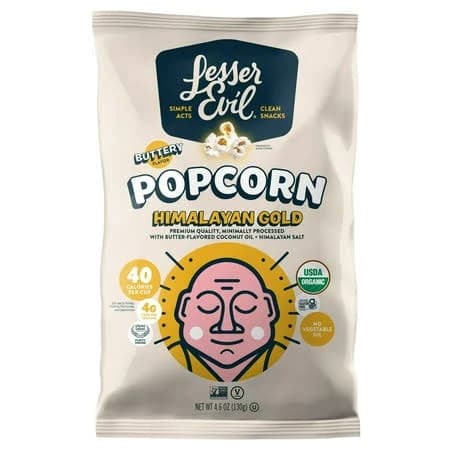 LesserEvil Himalayan Gold Organic Popcorn