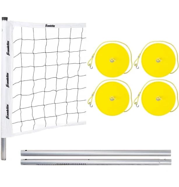 Franklin Sports Expert Steel Volleyball Post and Net System