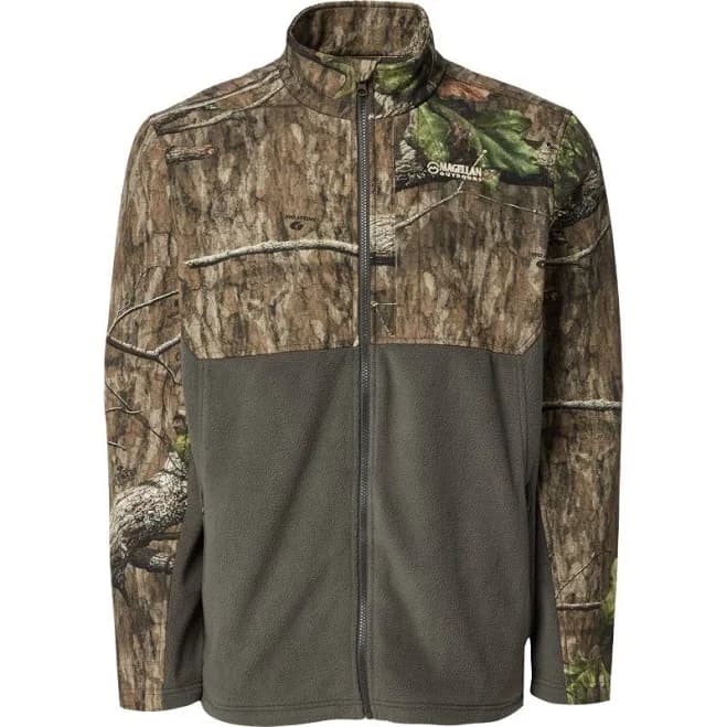Magellan Outdoors Men's HuntGear Boone Fleece Jacket Dark Grey/Black, X-Large - Adult Insulated Camo at Academy Sports