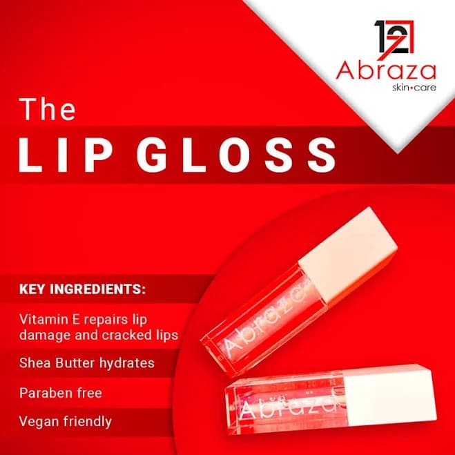 The Lip Gloss Shimmer Clear with A Sparkle