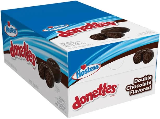 Donettes Frosted Double Chocolate Mini Donuts