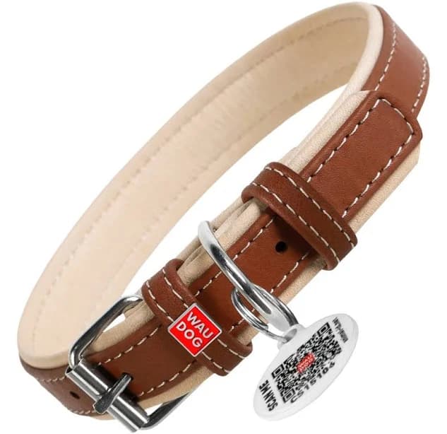Heavenly Soft Leather Dog Collar