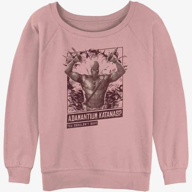 Studios Deadpool & Wolverine Adamantium Katanas Pullover Hoodie