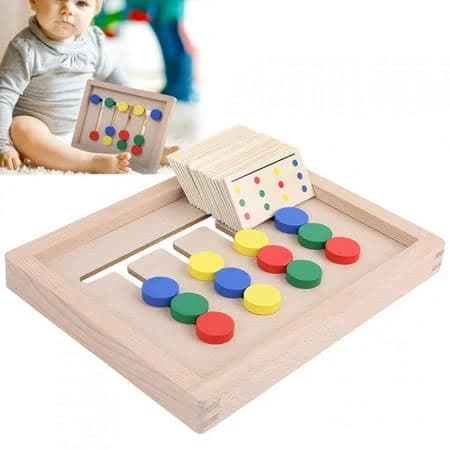 Wooden Shape Color Matching Puzzle