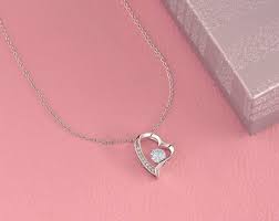 To My Wife / Forever Love Necklace / Touching Message Card and Gift Box / for Wife - Etsy
