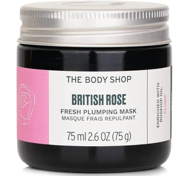 The Body Shop British Rose Fresh Plumping Mask Face Masks 2.6 Oz