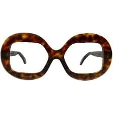 Vint & York Bellissimo Oval Oversized Frame Women Eyeglasses High End Designer Prescription Glasses Blue Light