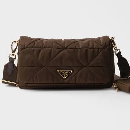 Prada Padded Re-Nylon Shoulder Bag Woman