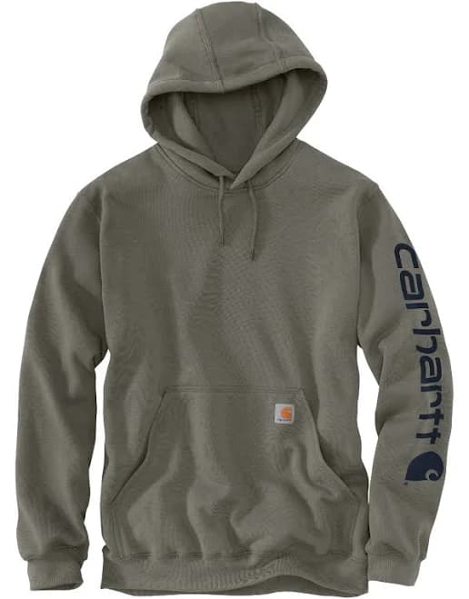 Carhartt Men's Loose Fit Midweight Logo Sleeve Sweatshirt