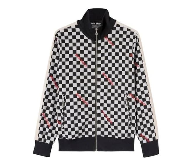 Palm Angels Jacquard Damier Classic Track Jacket