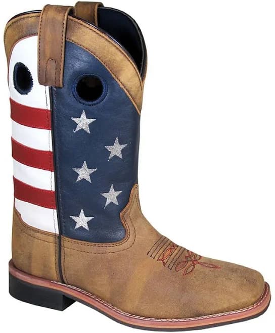Smoky Mountain Women's Stars and Stripes Western Boots