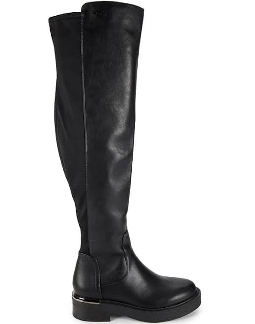 DKNY Women's Winsloe Over-the-Knee Block Heel Boots